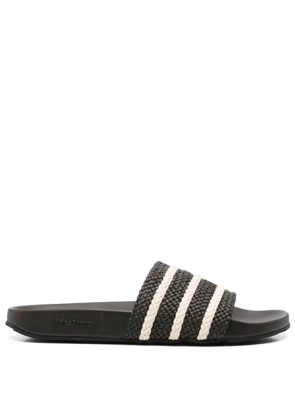 WALES BONNER CALF FLAT SANDALフラットサンダル Adidas x Wales Bonner サンダル | ブラウン | FARFETCH JP