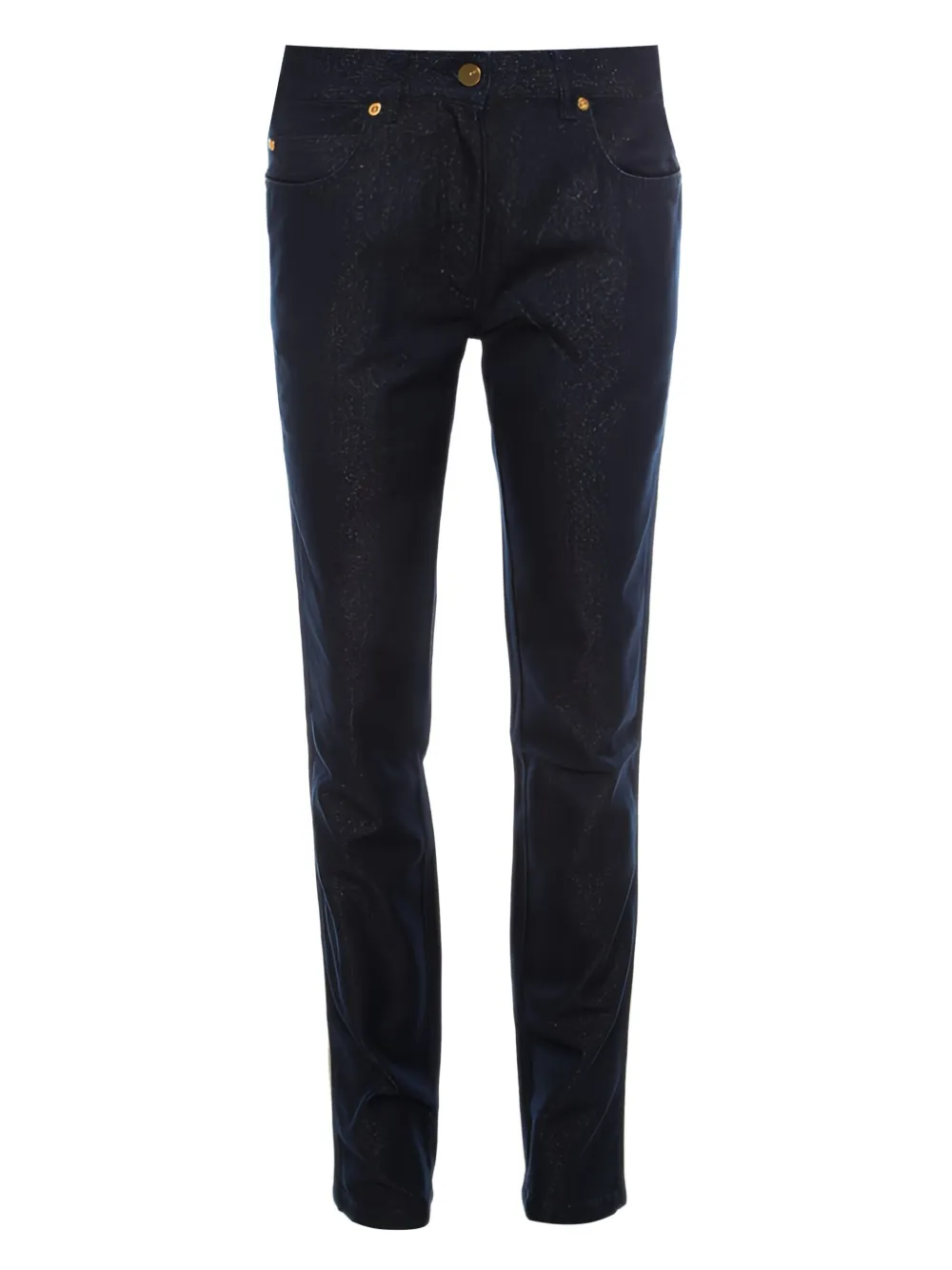 Escada Pre-Owned Ppantaloni con glitter - Blu