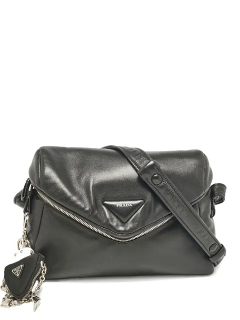 Prada Pre-Owned Schultertasche mit Triangel-Logo