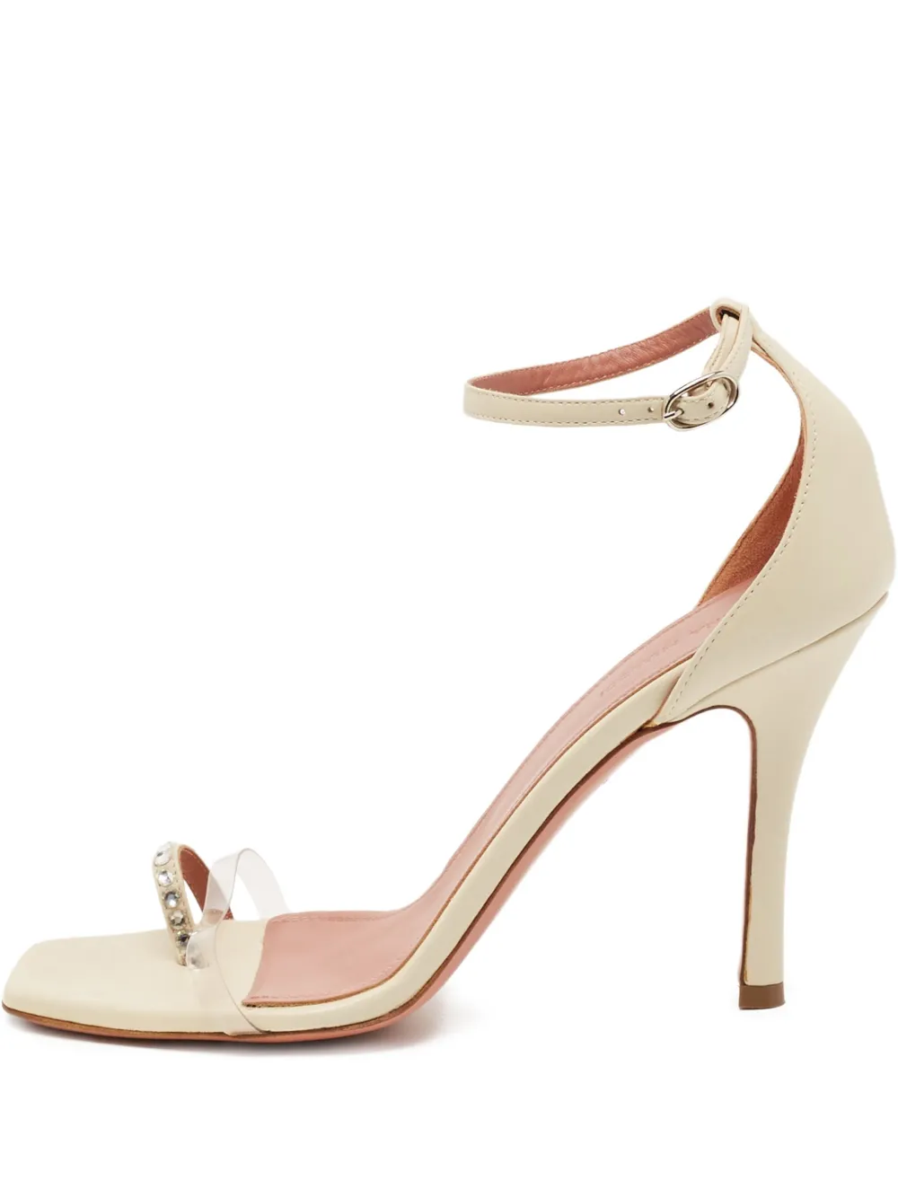 Amina Muaddi heeled sandals | Neutrals | Image 1