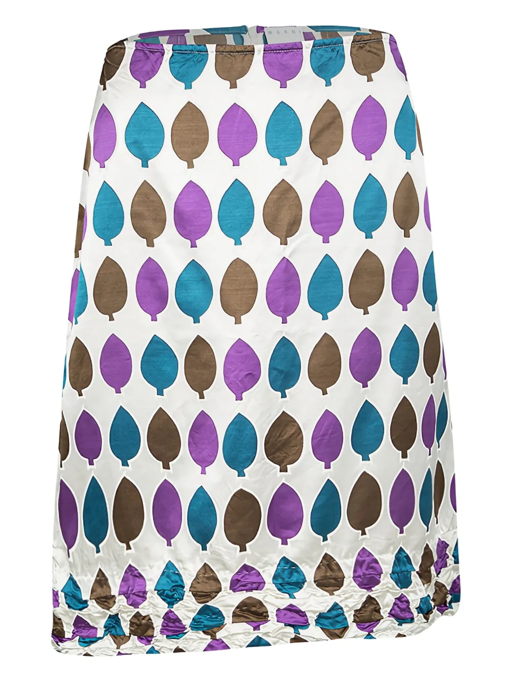 Marni Pre-Owned silk asymmetric skirt | White | Image 1