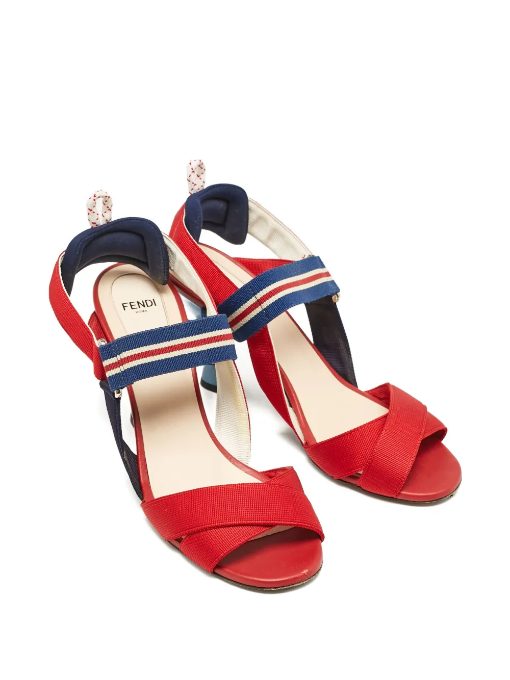 Fendi Pre-Owned Leren sandalen - Rood
