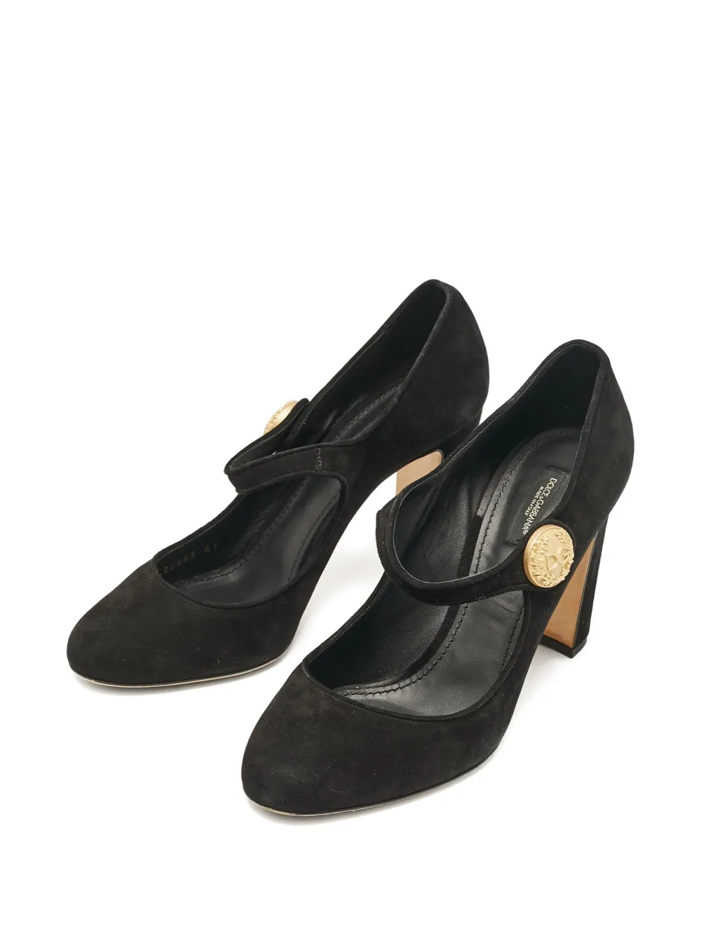 Dolce & Gabbana Pre-Owned 100mm suede mary-jane pumps | Image 2