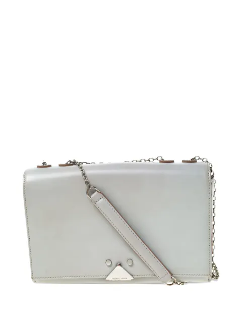 Emporio Armani Pre-Owned leather flap shoulder bag