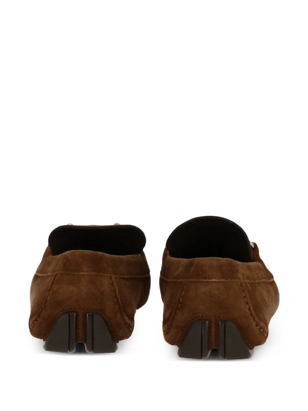 Ferragamo suede loafers Brown