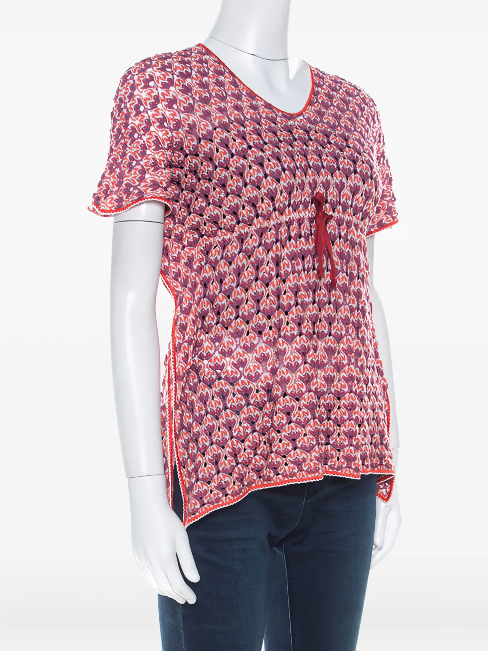 Missoni Pre-Owned drawstring patterned top | Image 2