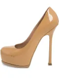 Saint Laurent Pre-Owned 145mm platform pumps - Neutrals