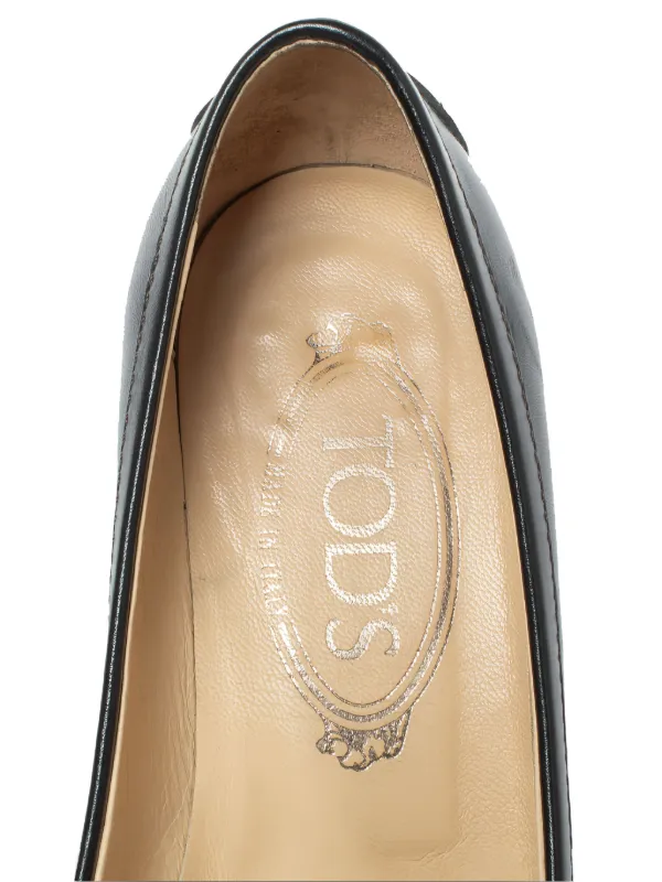 Tod's Vintage ポインテッドトゥ パンプス | ブラック | FARFETCH JP