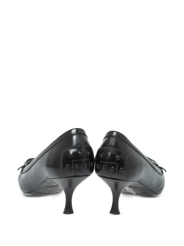ポインテッドトゥ パンプス ブラック Tod's Vintage ポインテッドトゥ パンプス | ブラック | FARFETCH JP