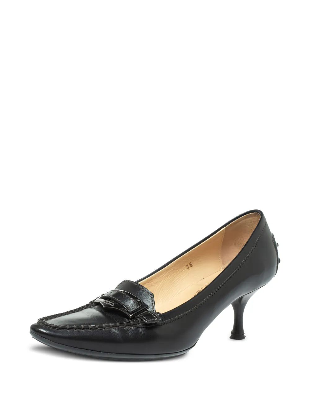 Tod's Vintage Pumps met puntige neus - Zwart