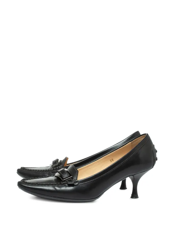 Tod's Vintage ポインテッドトゥ パンプス | ブラック | FARFETCH JP