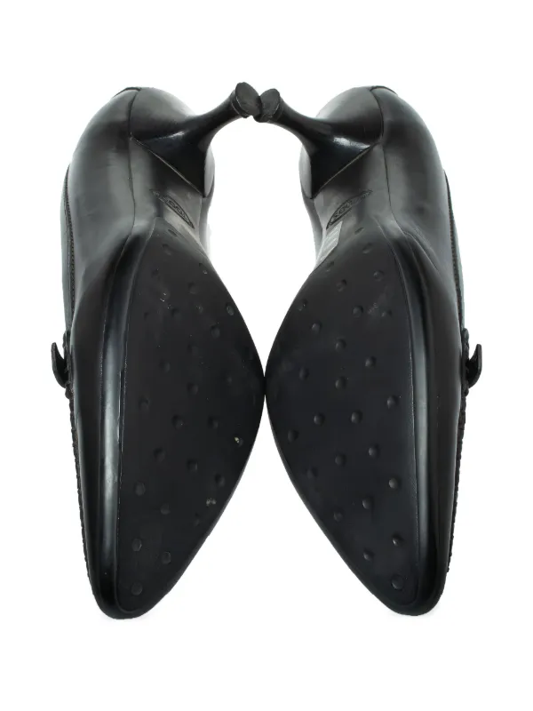 Tod's Vintage ポインテッドトゥ パンプス | ブラック | FARFETCH JP