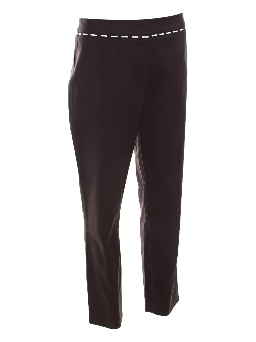 Escada Pre-Owned Pantaloni con ricamo - Marrone