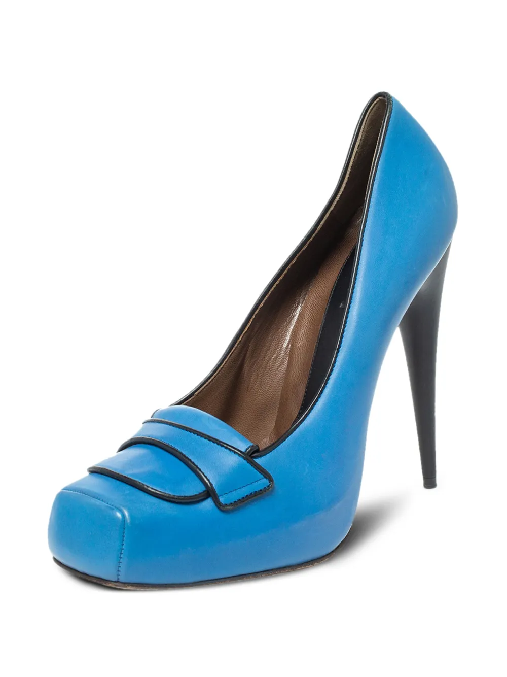 Marni Pre-Owned 135mm platform leather pumps | Heeled Pumps | Image 2