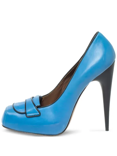 Marni Pre-Owned 135mm platform leather pumps