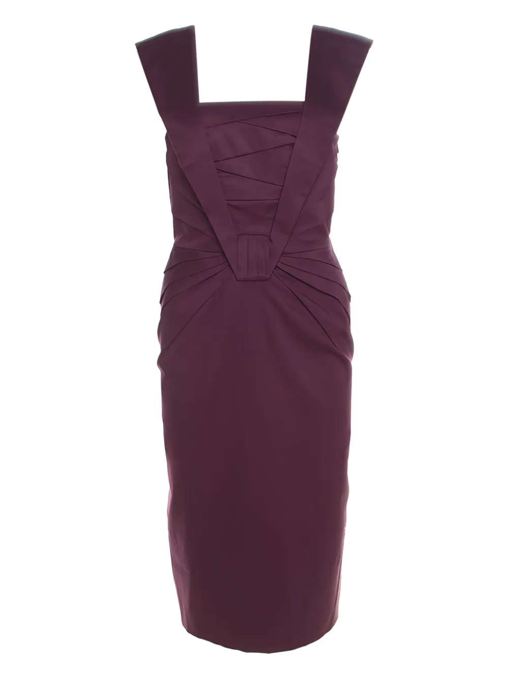 Escada Pre-Owned cotton midi dress | Purple | Image 1