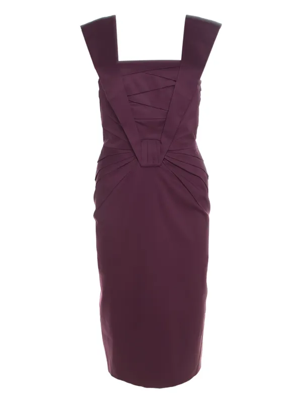 escada purple dress $1.6K New ESCADA sheath floral print purple dress 40 8 10 ML