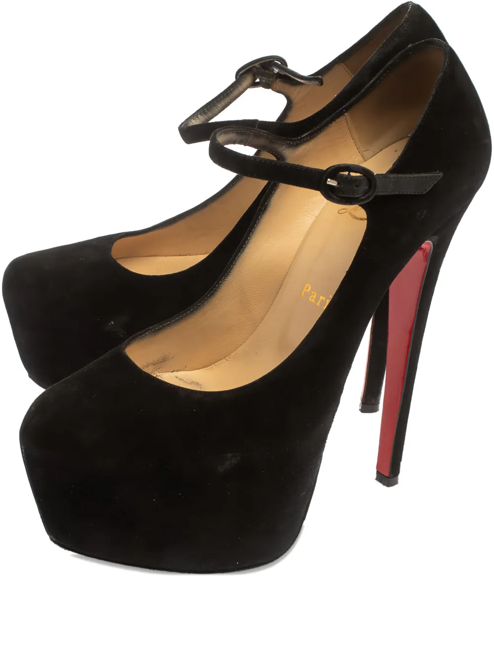 Christian Louboutin Pre-Owned 155mm Daffodile platform pumps - ブラック Christian Louboutin Pre-Owned 155mm Daffodile platform pumps - ブラック