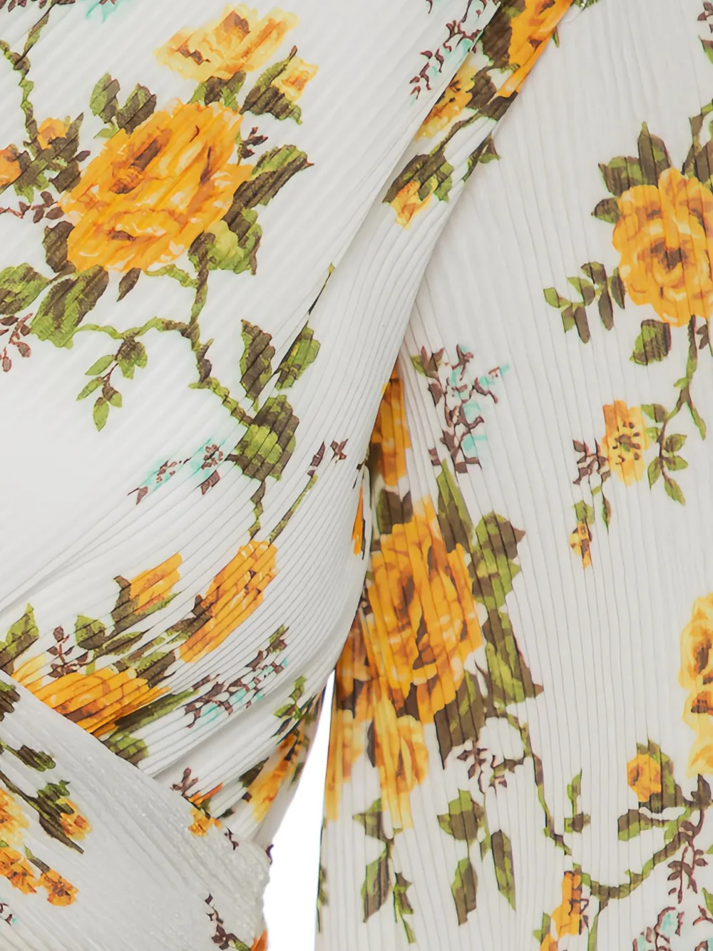 Pre-owned Zimmermann Floral-print Top In White