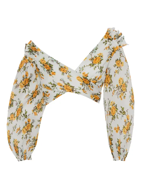 ZIMMERMANN top con estampado floral