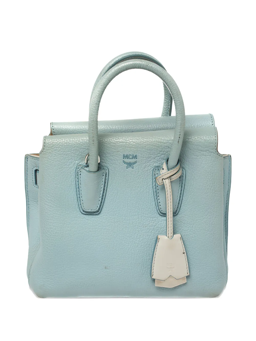 MCM Pre-Owned Milla レザー ハンドバッグ - ブルー MCM Pre-Owned Milla レザー ハンドバッグ - ブルー