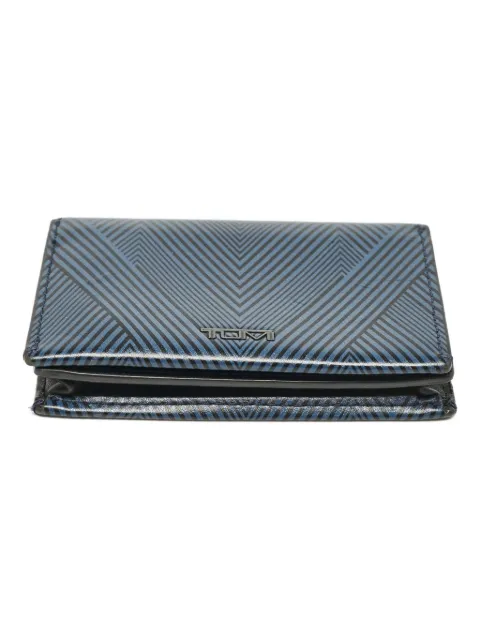 Tumi chevron leather cardholder