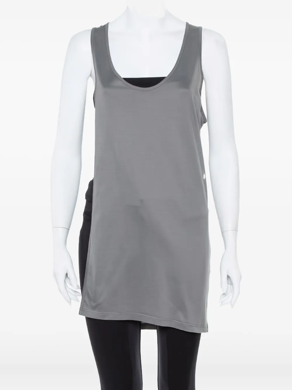 Christian Dior Pre-Owned cotton sleeveless top | Grey | Image 1