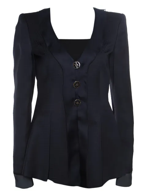 Giorgio Armani Pre-Owned жакет с отделкой из органзы