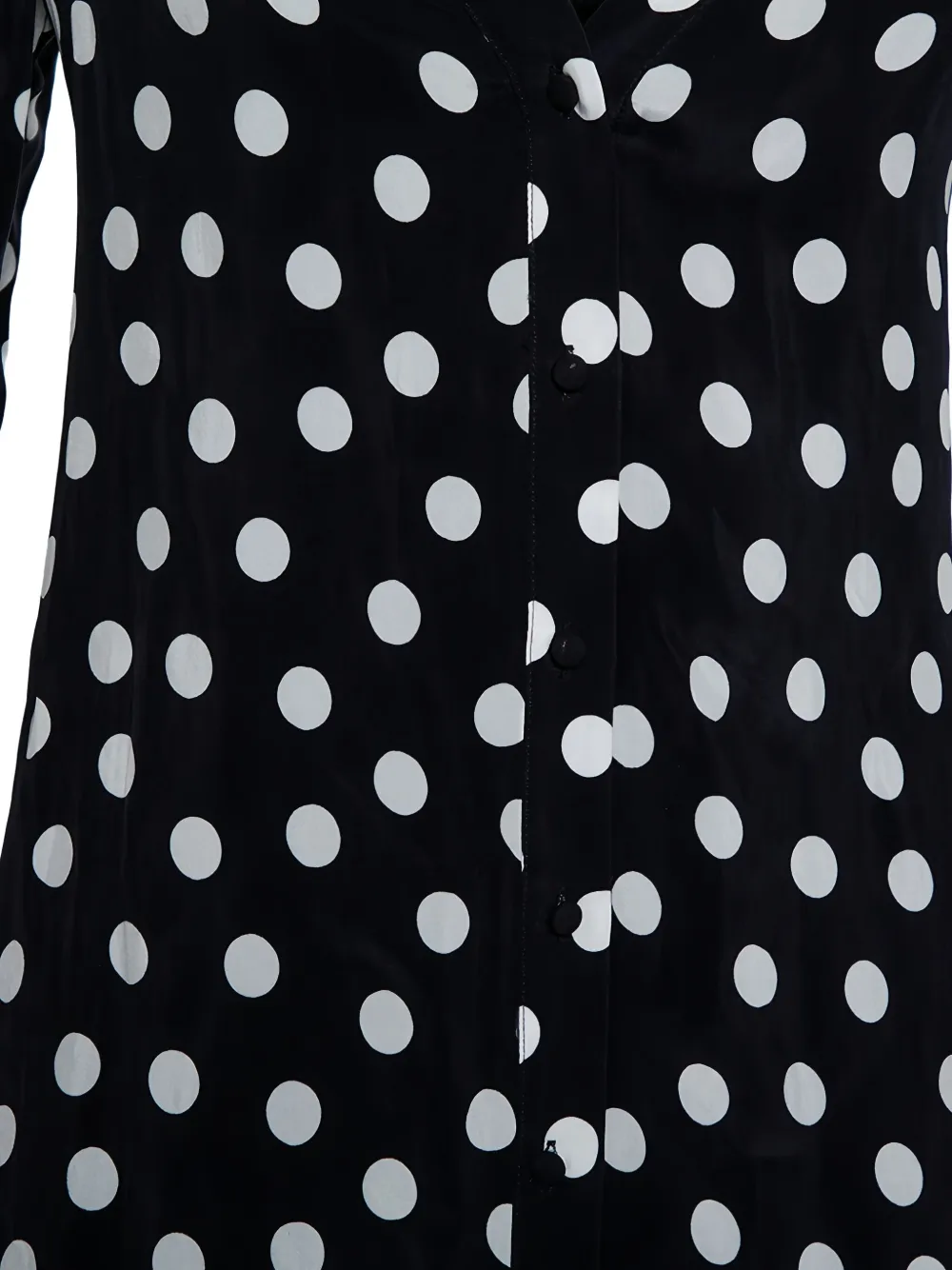 Pre-owned Alice And Olivia Polka Dot Dress In Black