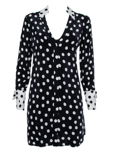 alice + olivia polka dot dress