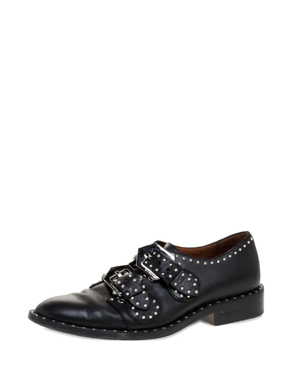 Givenchy Pre-Owned Gespschoenen met studs - Zwart