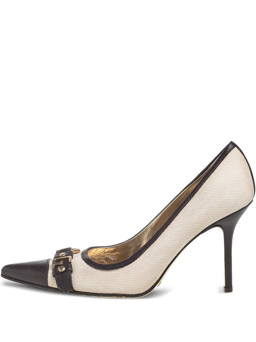 Dolce & Gabbana Pre-Owned 95mm leather pumps | Neutrals | Image 1