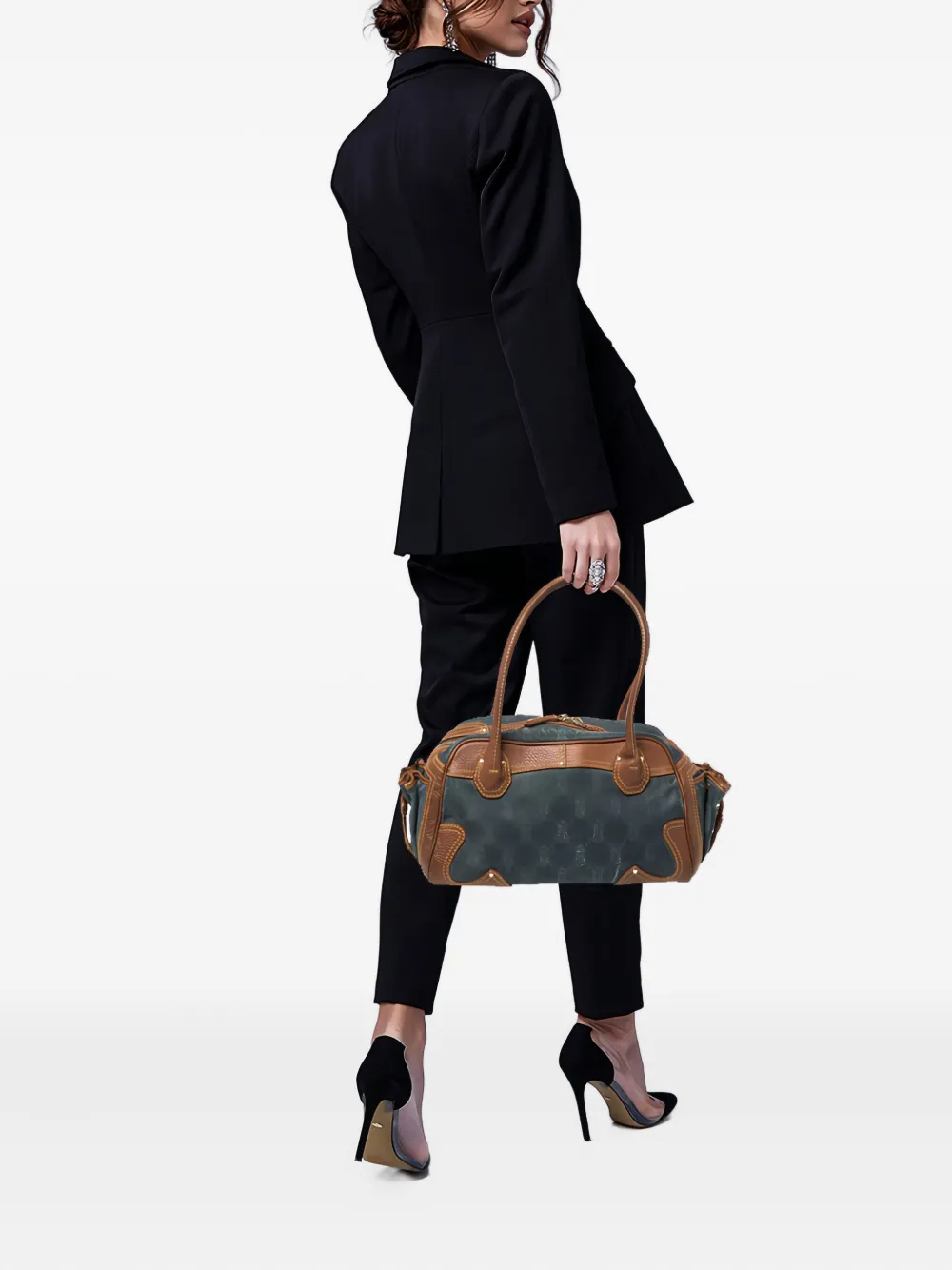 Celine Pre-Owned Macadam-denim tote bag | Pre-Owned | Image 2