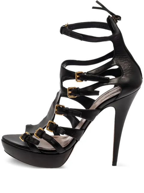 Miu Miu Pre-Owned 130mm leather heeled sandals
