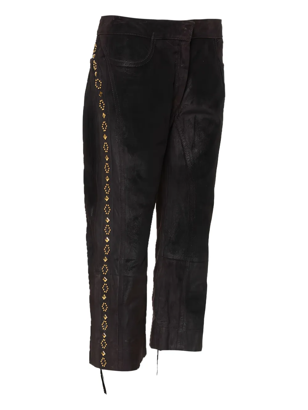 Roberto Cavalli Vintage Cropped broek - Bruin