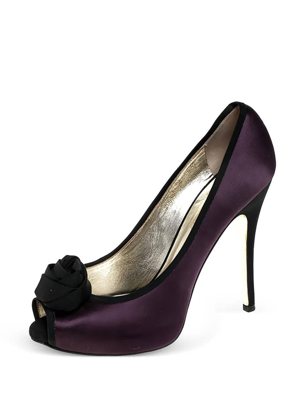 Valentino Garavani Pre-Owned 130 mm Rosette pumps - Paars