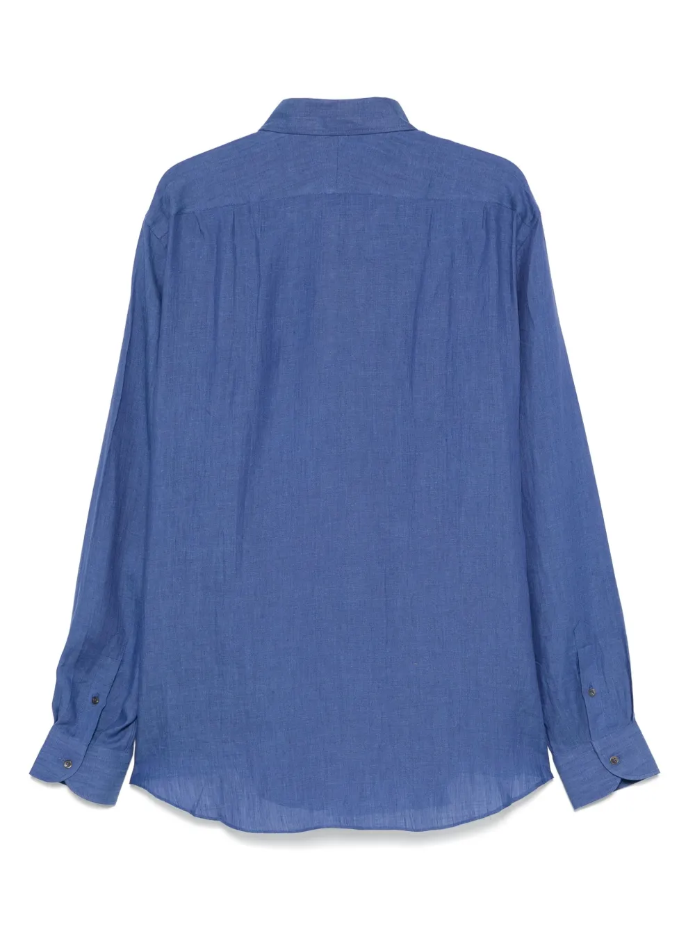 Scabal Linnen overhemd - Blauw