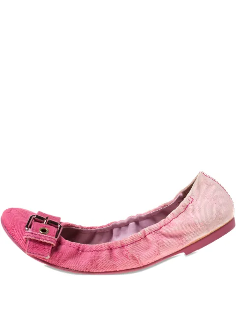 Louis Vuitton Pre-Owned denim ballet flats