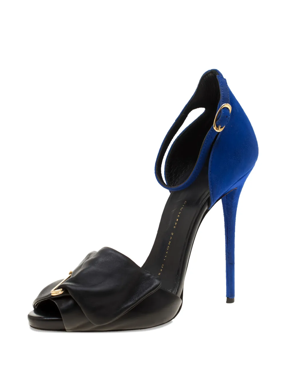 Giuseppe Zanotti Vintage 2024 leren Safety sandalen - Zwart