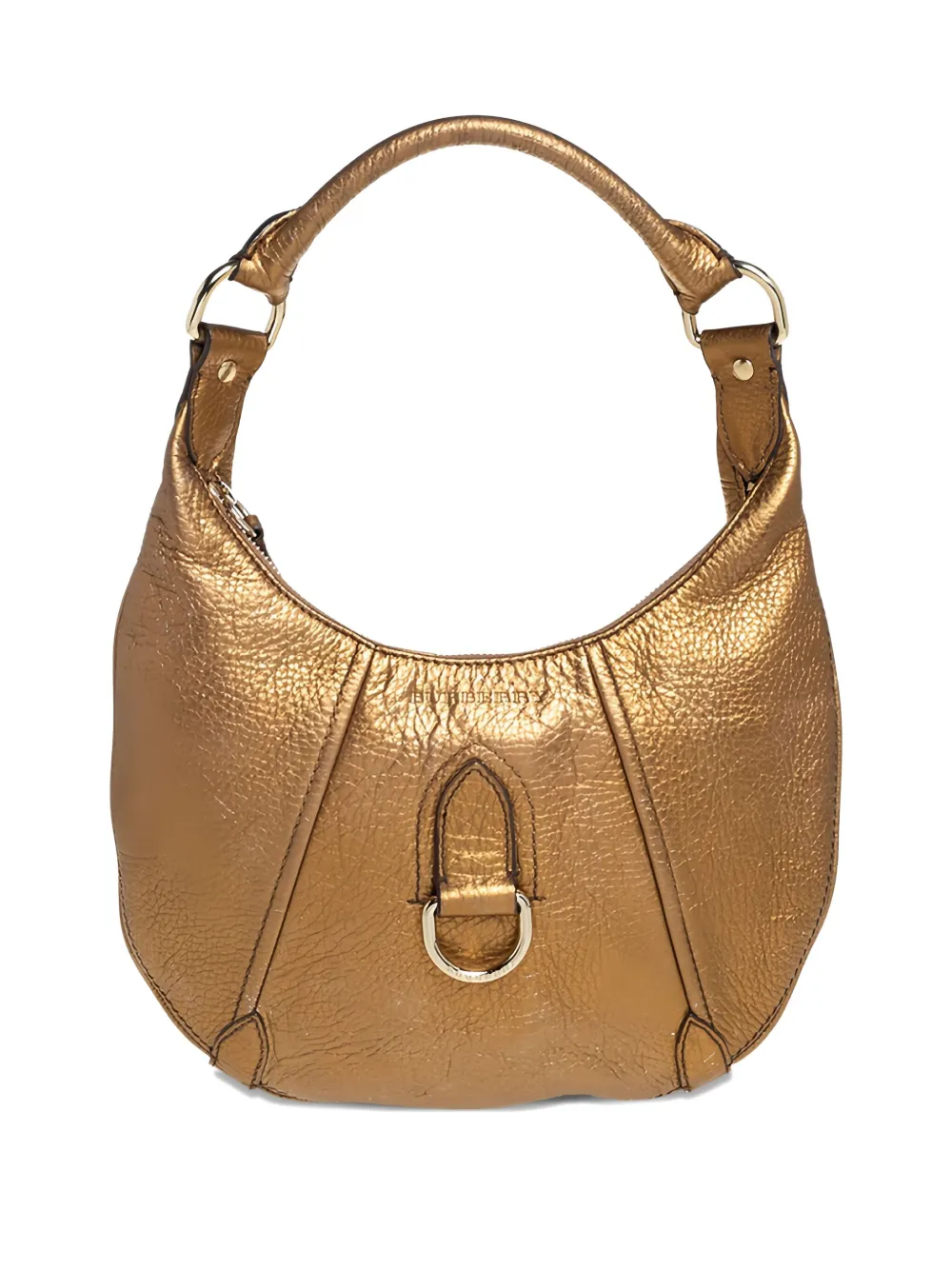leather half-moon tote bag