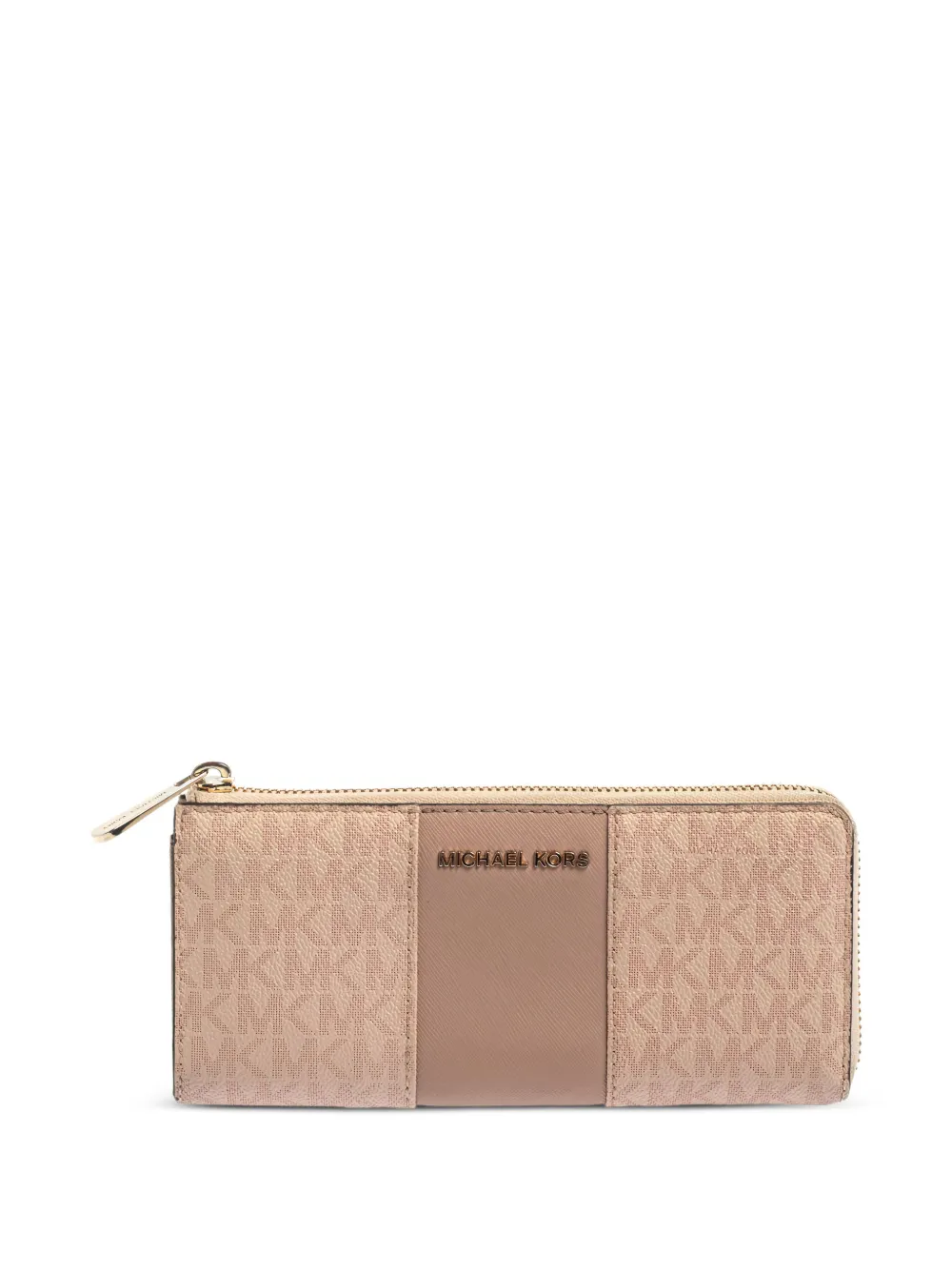 Michael Kors Vintage モノグラム ファスナー財布 - ニュートラル Michael Kors Vintage モノグラム ファスナー財布 - ニュートラル