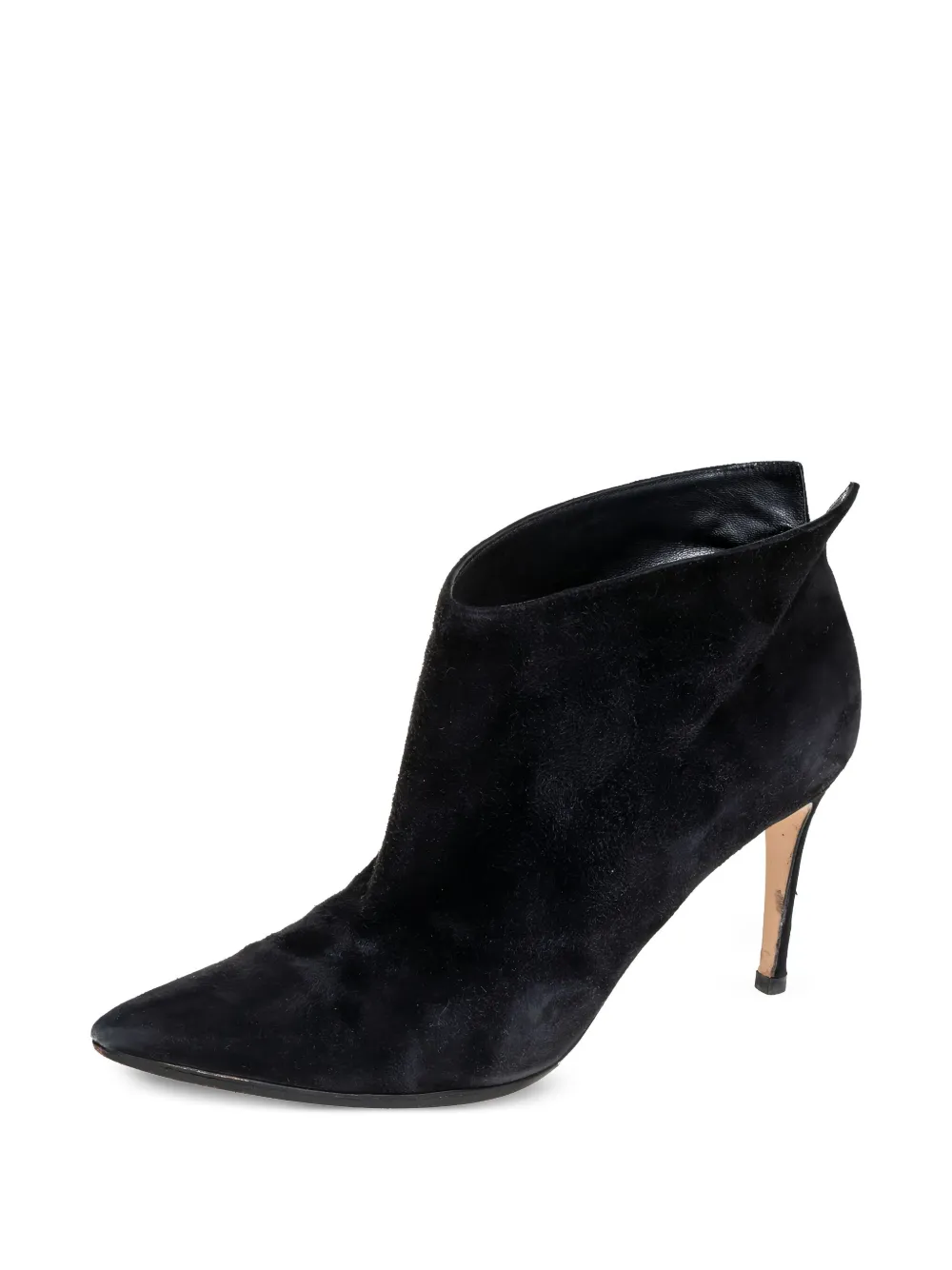 Gianvito Rossi Pre-owned 85 mm Vania enkellaarzen met puntige neus - Zwart