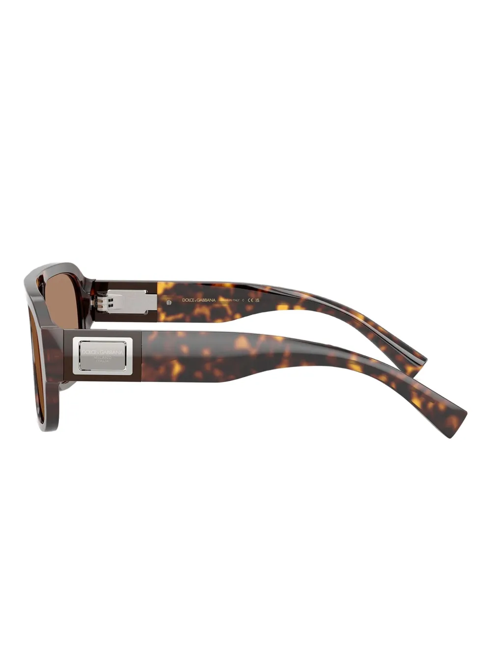 Dolce & Gabbana Eyewear Zonnebril met vierkant Bruin