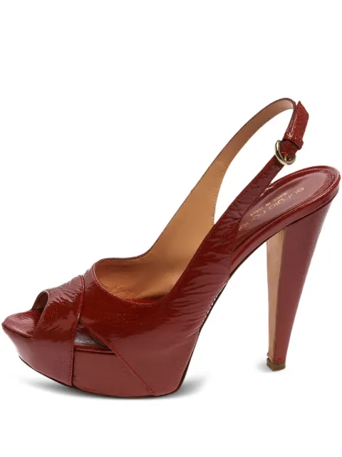 Sergio Rossi Vintage pre-owned 75mm slingback sandals
