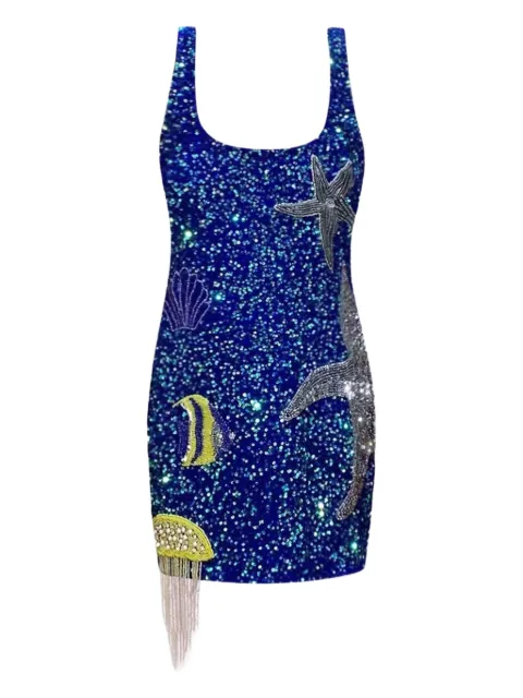 Leslie Amon Mermaid Skin mini dress