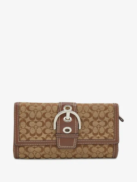 Coach Vintage pre-owned buckled canvas wallet