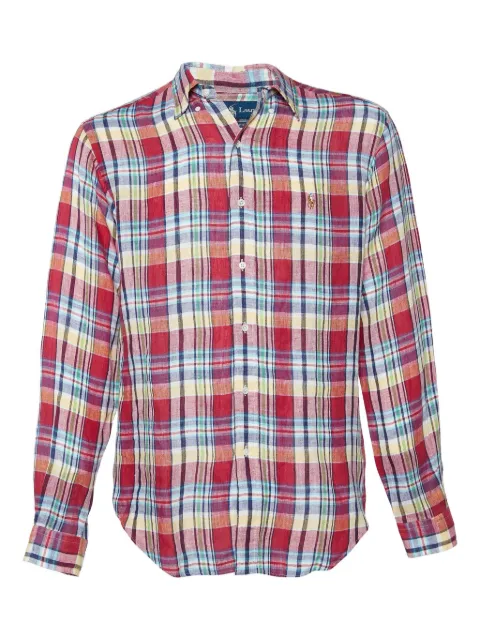 Polo Ralph Lauren Vintage Pre-owned plaid linen shirt