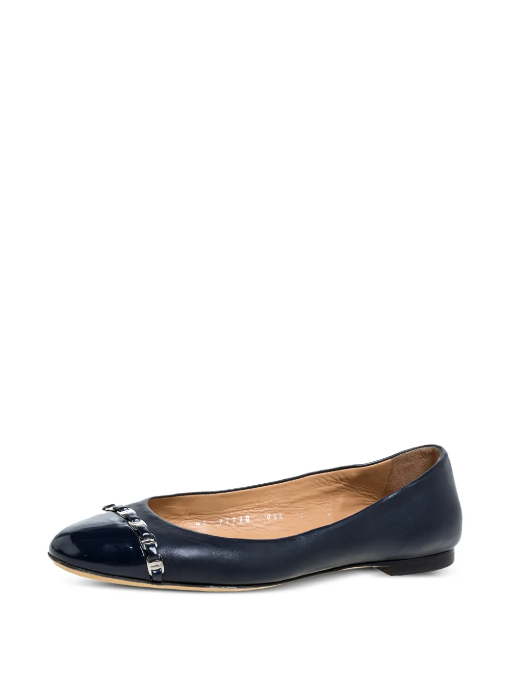 Ferragamo Pre-Owned chain-detail ballet flats | Image 2