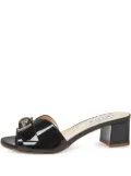 Tod's Vintage 45mm buckle-embellished open-toe mules - Black