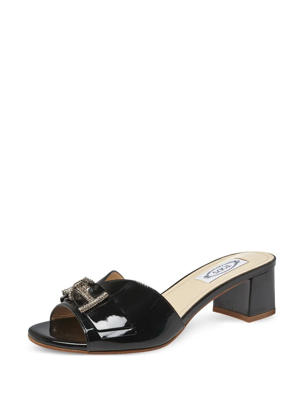 Tod's Vintage 45mm buckle-embellished open-toe mules | Image 2